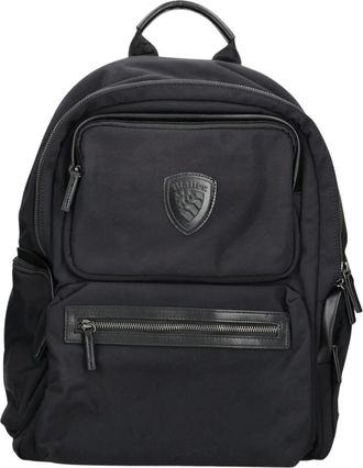 Blauer PU/Katoen Polyester Rugzak - Heren - Rugzakken - Zwart - ONE Size - Katoen - Tassen