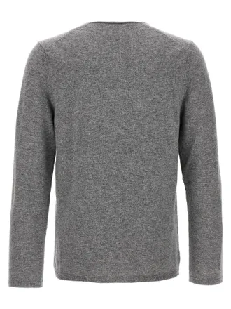 Comme Des Gar&ccedil;ons Intarsia Wool Sweater - Gray