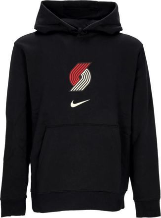 Nike NBA City Edition Club Hoodie Porbla - Heren - Sportshirts - Zwart - M - Katoen - Fitness