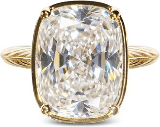 Sterling Forever Sterling Silver Elongated Cushion Cocktail Ring