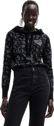 Desigual Womens Black JERS_bonvent 2000 Jumper Sweater, S