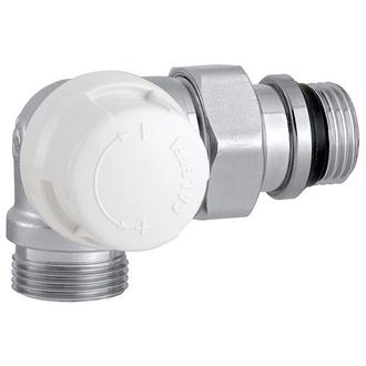 Caleffi V&aacute;lvula Termost&aacute;tica De Doble &Aacute;ngulo Versi&oacute;n Izquierda En Lat&oacute;n Cromado - Caleffi