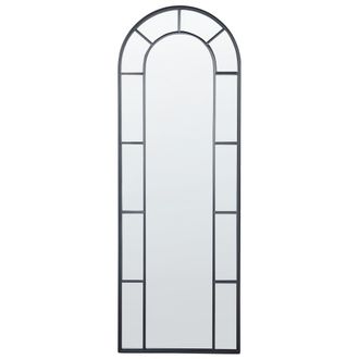 Beliani Beliani - Espejo De Pared Decorativo De Estilo Glamuroso 60 X 170 Cm En Color Negro Crosses
