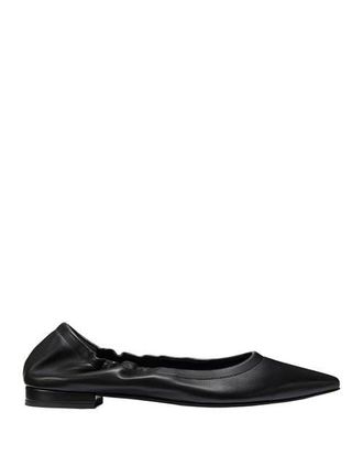 Margaux Eyewear The Roma Ballet Flat in Black Nappa at Nordstrom, Size 38.5