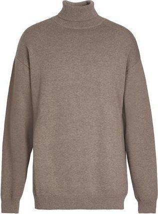 8 by YOOX ORGANIC COTTON-CACHEMERE BLEND KNITWEAR ROLL-NECK