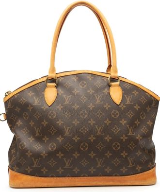 Louis Vuitton Borsa a mano Lockit Horizontal con monogramma 2006 - Marrone