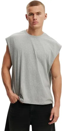 Cotton On Mens Cropped Fit Muscle in Grey Marle at Nordstrom, Size X-Small
