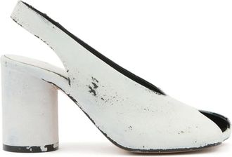 Maison Margiela Sandali con stampa - Bianco