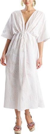 Natori Palm Caftan Dress
