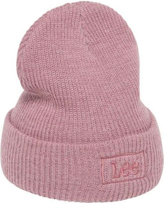 Lee Strickm&uuml;tze LEE Lee M&uuml;tze Core Beanie, Herren, rosa, Obermaterial: 79% Wolle WO. 21% Polyamid PA., M&uuml;tzen Strickm&uuml;tze