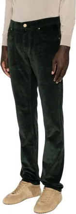 Jacob Cohen Jeans, Heren, Groen, W33, Katoen, Velvet Slim Fit Jeans