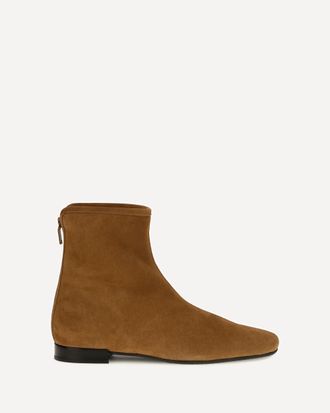 Toteme Stivaletti in suede con interno in shearling Woman 38