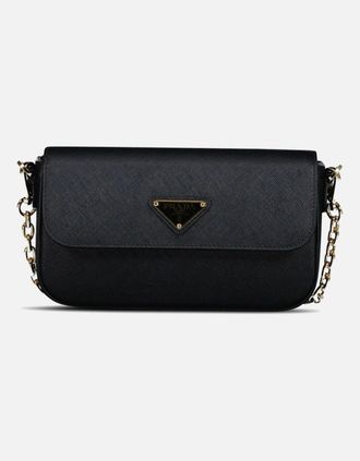 Prada Womens Prada Mini Crossbody Bag in Nero - Black