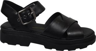 Clarks Orinoco 3 Cross - Dames - Sandalen - Zwart - 40 EU - Leer - Schoenen