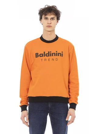 Baldinini Orange Cotton Men Mens Sweater