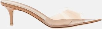 Gianvito Rossi Brown Slip-on Pumps