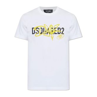 Dsquared2 Logo-printed T-shirt - male - Dsquared2 - T-Shirts - White - 2XL - Tops