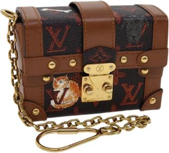 Louis Vuitton Pre-owned Monogram Canvas Pouch - Dames - Vintage Accessoires - Bruin - ONE Size - Vintage