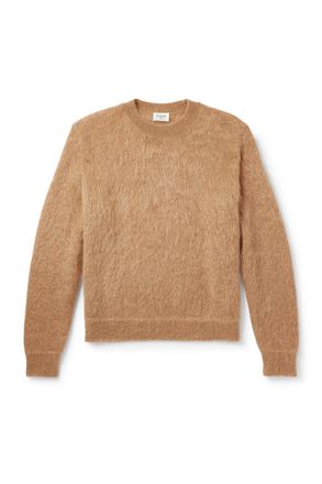 Saint Laurent Slim-Fit Mohair-Blend Sweater
