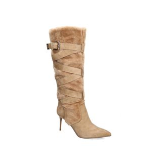 Steve Madden Womens Suede Lakefront Tan Boots - Size UK 5