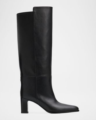 Jimmy Choo London 65mm Caly Leather Knee-High Boots