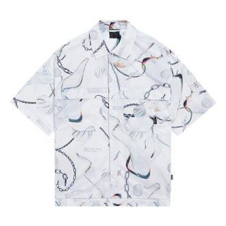 Li-Ning x Glare Way Of Wade Full Version Logo Shirt White Grey ASHS445-1