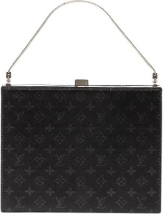 Louis Vuitton Pre-owned Fabric Handbag - Dames - Vintage Handtas - Zwart - ONE Size - Vintage