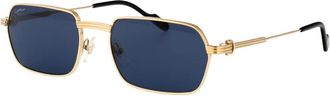 Cartier Premi&egrave;re Zonnebril - unisex - Accessoires - Geel - Maat: 56 MM