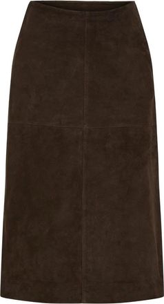 BTF-CPH Gonna in camoscio - - Skirts - Donna - Marrone - L