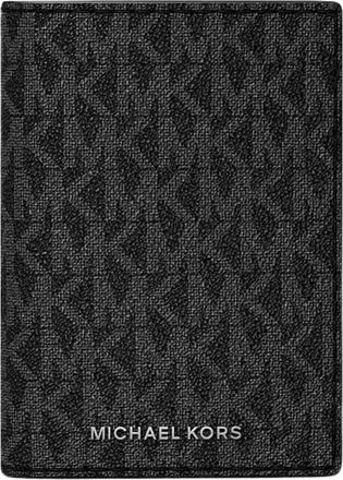 Michael Kors Hudson Card Holder - - Accessories - Uomo - Nero - ONE SIZE