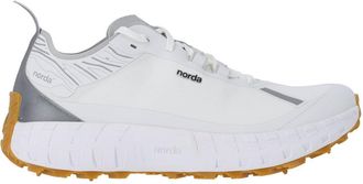 Norda Streamlined White Sneakers With Subtle Grey Accents