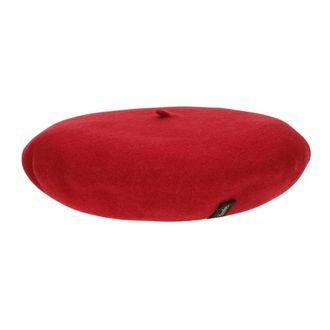 Borsalino Wollen Baret - unisex - Hoeden - Rood - ONE Size - Wol - Accessoires