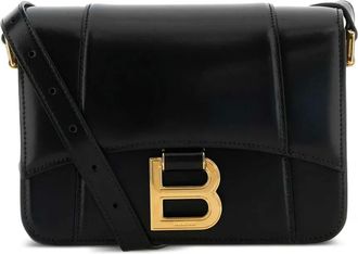 Balenciaga Borsa Hourglass Flap Bag - Nero