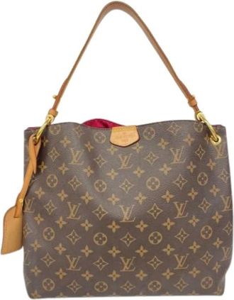 Louis Vuitton Pre-owned Shoulder Bags, female, Brown, Size: ONE SIZE Pre-owned Graceful PM Shoulder Bag