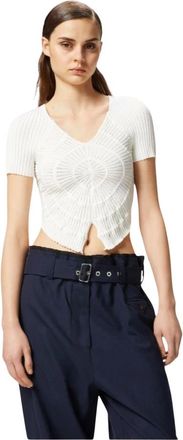 Pinko Pinko, Donna, Maglie, Bianco, M, new