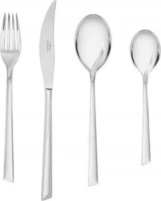 OEM Gerlach Flames Juego De Cubiertos Para 6 Personas, Aptos Para Lavavajillas, Acero Inoxidable, Elegantes, Cuchillos, Tenedores, Cucharas, Cucharas, Cub