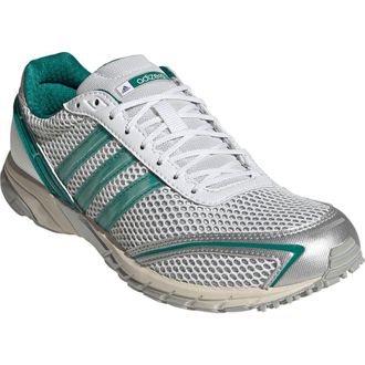 adidas Adizero Adios OG Sneaker in Silver/Black/Power Green at Nordstrom, Size 10.5