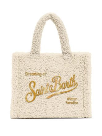 MC2 Saint Barth Vanity faux-fur tote bag - Neutrals