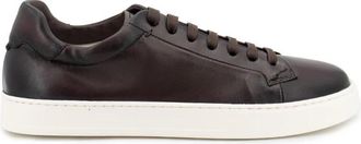 Doucal's Morgan Sneaker - Heren - Sneakers - Bruin - 44 EU - Leer - Schoenen
