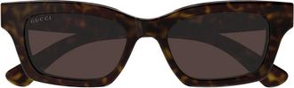 Gucci Sunglasses, female, Brown, Size: 51 MM Sunglasses