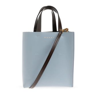 Marni Handbags, female, Blue, Size: ONE SIZE Museo Mini Handbag