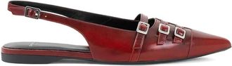 Vagabond Ballerine Hermine slingback con fibbia - Rosso