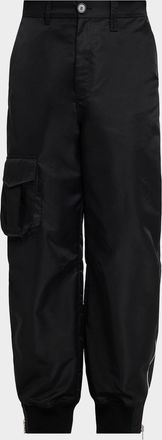 Simone Rocha Mens Ankle Zip Pocket Trousers
