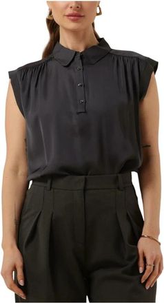 Ruby Tuesday Ravyn Top - Dames - Blouses - Blauw - M - Overhemden