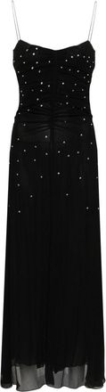 Forte_Forte crystal-embellished silk maxi dress - women - Silk - II - Black