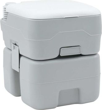 vidaXL Vidaxl - Inodoro Port&aacute;til Para Camping Gris 41.5 X 36.5 X 42 Cm