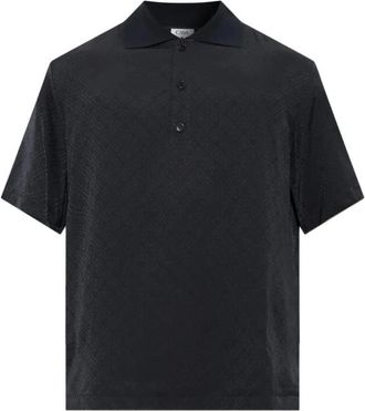 Casablanca Tops, Heren, Blauw, XL, Monogram Polo Shirt
