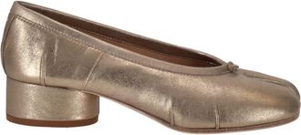 Maison Margiela Golden Slip On Ballet Flats
