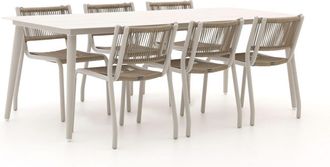 Manifesto Furniture Manifesto Misurina/Sora 220cm dining tuinset 7-delig