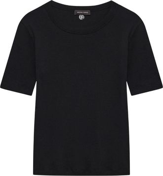 Anine Bing Mujer, Camisetas, Negro, Talla: XS